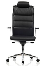 Resim Bürosit File Plus 9 Başlıklı Krom Siyah Yönetici Koltuğu 