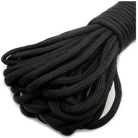 Resim Snapbuy 30m 4mm Paracord Halat - Kamp Ve Yürüyüş İçin El Yapımı Dıy Örgülü İp Black 