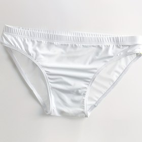 Resim 1 adet Erkek Külot Yazlık İnce Buzlu Kaygan Lif Kumaş İç Çamaşırı Erkek Hissi Düşük Bel Tek Parça Yüksek Esnek Nefes Alabilir Üçgen İç Çamaşırı Moda Düz Renk Günlük Üçgen İç Çamaşırları 