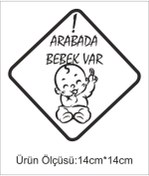 Resim Ramak Arabada Bebek Var Sticker 