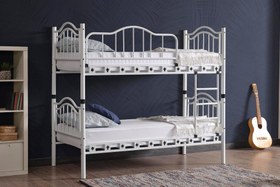 Resim Argimo Belinay Genç Çocuk Odası Metal Ranza ve Karyola - 90x190 / Beyaz 