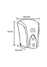 Resim Omnipazar Vialli F6M Medical Köpük Sabun Dispenseri 1000 ml Beyaz 