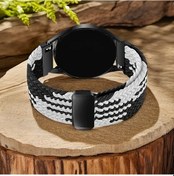 Resim Sunshine022 1 Adet 22mm Naylon Örgü Akıllı Saat Kayışı Manyetik 10 Renk Samsung Huawei Amazfit Xiaomi Garmin Uyumlu 