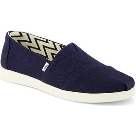 Resim Espadril / Keten Kadın 10021571 Toms Alpargata Canvas Wm Alplus Esp Navy Lacivert 