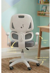 Resim Drift Mira Çocuk Çalışma Sandalyesi Gri 