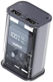 Resim Sunix 12000 Mah 22.5W Dual USB Led Göstergeli Powerbank Gri PB-44 