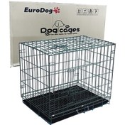 Resim Eurodog&Eurocat Dövme Metal Köpek Kafesi 107 x 70 x 77 CM 