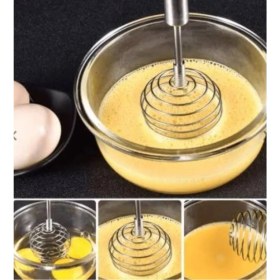 Resim 28 cm Paslanmaz Çelik Yuvarlak Metal Çırpıcı, Mutfak Gereci 