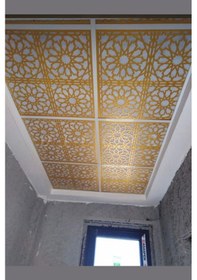 Resim Diecor Led Döşenebilir Asma Tavan Uyumlu 60 60 Tavan Paneli Altın 60 X 60 Model:xa300 