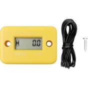 Resim Xifu Shop C Sarı Stil Dijital Saat Sayacı LCD Ekran Taşınabilir Motor Saat Sayacı Motosiklet ve Bot Motorları Saat Sayacı (Yurt Dışından) 