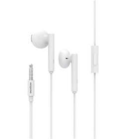 Resim Wopow We04 3.5mm Universal Kablolu Kulaklık - 10mm Hoparlör, 110db Hassasiyet, 10hz-20khz Frekans Aralığı, Beyaz Huawei Tasarımı We04 We04 