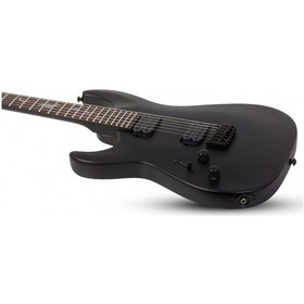 Resim Schecter Damien-6 Solak Elektro Gitar Satin Black 
