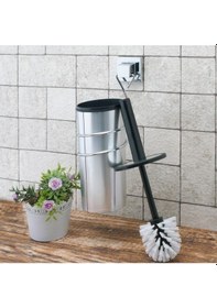 Resim Geseus Yapışkanlı Klozet Fırçası Krom Ef094 