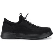 Resim Tamer Tanca Erkek Hakiki Deri Siyah Nubuk Sneakers & Spor Ayakkabı 298 9169-f412 Erk Ayk Y25 Sıyah Nbk Siyah 