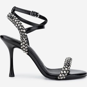 Resim Valmenti Kadın Vegan Siyah Topuklu Ayakkabı 891 2425 Bn Ayk Y25 Sıyah Siyah 