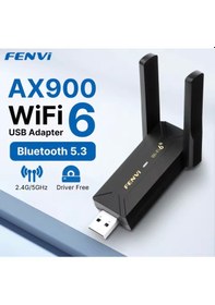 Resim Fu-ax900 Wifi-6+bluetooth 5.3 Adaptörü Yüksek Çekim Ce Sertifika 
