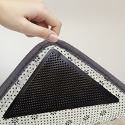 Resim 8 adet/16 adet Kaymaz Halı Köşe Koruyucuları - Yeniden Kullanılabilir Plastik Halı Tutacaklar Güvenli Zeminler İçin - Ev, Ofis, Giriş Yolu İçin İdeal - Halıları Yerinde Tutar 