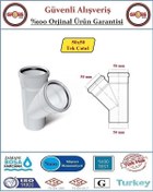 Resim Fırat Pvc Tek Çatal - 50x50 50mm 