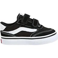 Resim Vans Brooklyn Ls V Çocuk Siyah Ayakkabı Tekstil Düz Taban Kadın Kullanıma Uygun 