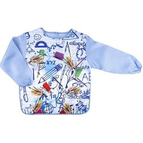 Resim Nova Color Öğrenci Çalışma Etkinlik Boyama Önlüğü Mavi 