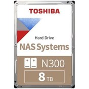 Resim Toshiba 8tb N300 7200RPM Sata3 Nas 128MB HDWN180UZSVA Harddisk 