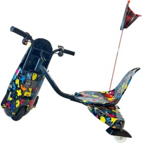 Resim Drift Car Elektrikli Kaykay Drift Scooter Bluetooth Grafity Desenli Kasa11 