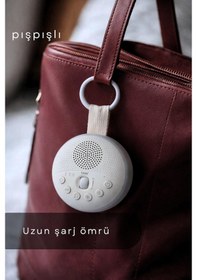 Resim Breez Beyaz Gürültü Makinesi | Pışpışlı Ninnili | Radyasyon İçermeyen Uyku Arkadaşı 