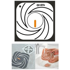 Resim Beyaz Renk Delikli Silikon Kötü Koku Önleyici Banyo Mutfak Lavabo Koku Önleyici Sızdırmaz Ped 