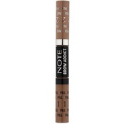 Resim Note cosmetics brow addict fix&fill – kaş farı&maskarası 2' si 1 arada 01 