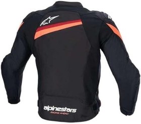 Resim Alpinestars T-GP Plus R V4 Korumalı Motosiklet Montu Siyah Kırmızı 