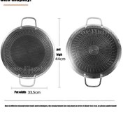 Resim 316 Paslanmaz Çelik Açık Barbekü Plakası Ev Mutfak Tencere 