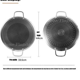 Resim 316 Paslanmaz Çelik Açık Barbekü Plakası Ev Mutfak Tencere 