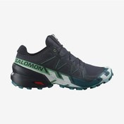 Resim Salomon 474653 Speedcross 6 Carbon/tahitian Tide/white Erkek Outdoor Ayakkabı Navy Lacivert 