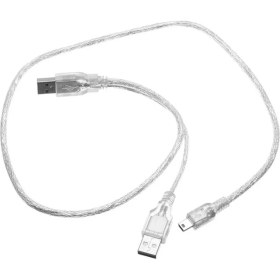 Resim Keepro Mini USB Harddisk Kablosu 5 Pin USB Y HDD Kablosu 80 cm Mini USB 2.5 Harddisk Kablosu 