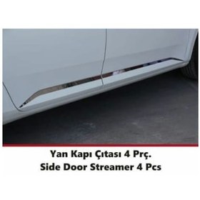Resim Skoda Superb Yan Kapı Çıtası Kromu 4 Parça 2015 Sonrası 