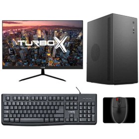 Resim TURBOX Tx4265 I5 3470 8gb Ram 256gb M.2 Nvme Ssd 21.5 Inç Monitör Masaüstü Ev Ofis Hazır Sistem 