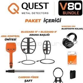 Resim Quest V80 Bundle Dedektör 