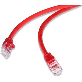 Resim FLAXES Fnk-601k Cat6 1m 23awg Patch Kablo Kırmızı 