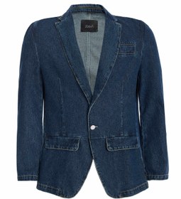 Resim Erkek Lacivert Blazer Denim Ceket - L 