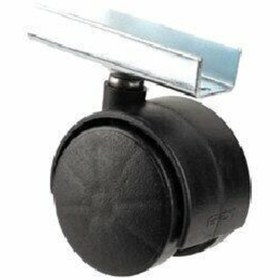 Resim abnturk Uzun Geçmeli Plastik Teker 50mm 25kg Ofis Koltuğu Sandalye Tekerleği 