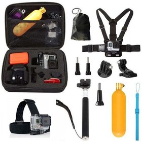Resim Lemestar Gopro Hero 5/4/3 Ve Yı Aksiyon Kamerası İçin 10'lu Aksesuar Seti - Outdoor Çekim Kiti 