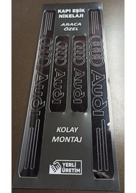 Resim Audi A6 Uyumlu Kapı Eşiği 4'lü Set Ön Arka N11.8783 