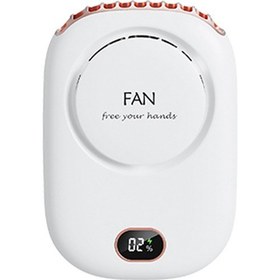 Resim KKmoon Kolye Fan Mini Giyilebilir Fanlar Boyun Bandı Fan USB (Yurt Dışından) 