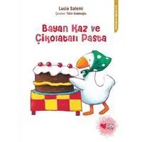 Resim Bayan Kaz ve Çikolatalı Pasta 