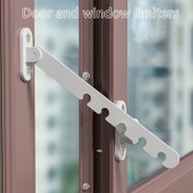 Resim 1 set, metal kapı ve pencere kilidi, pencerelik sabitleyici, rüzgarlık kilit, kanca kilidi, pil gerektirmeyen 