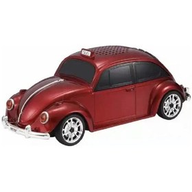 Resim Wster WsS1939 Beetle Araba Görünümlü Taşınabilir Kablosuz Bluetooth Hoparlör 