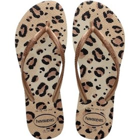 Resim Havaianas Slım Anımals Leopar Parmak Arası Terlik 4103352 6516 Dore Altın 