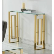 Resim Hitit Dekorasyon Laura Gold Dresuar&konsol 