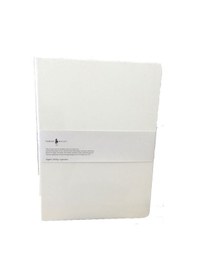 Resim Fabio Ricci Elio 9X14 Lastikli Beyaz Çizgili Defter 1041 Beyaz 