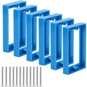 Resim Crackedice 6 Adet 1/2 İnç Tek Çeteli Priz Kutusu Uzatıcıları 